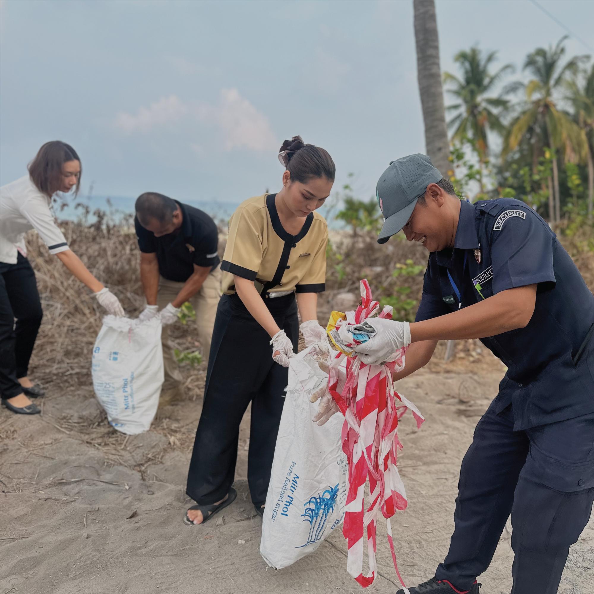 beach cleaning