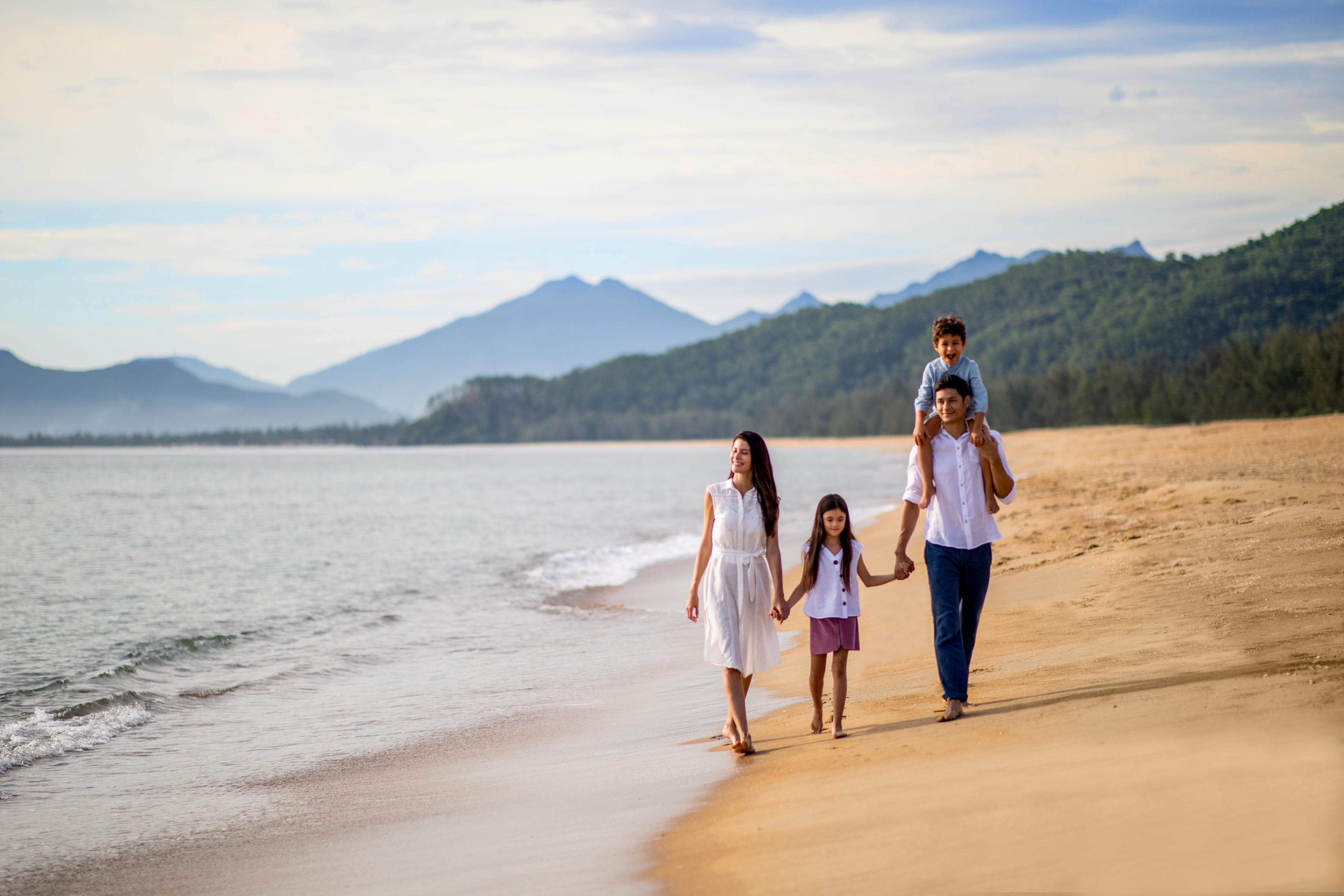 Family on the Beach