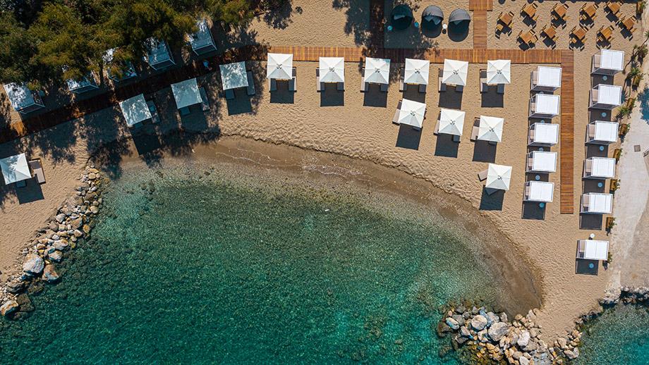 corfu private beach