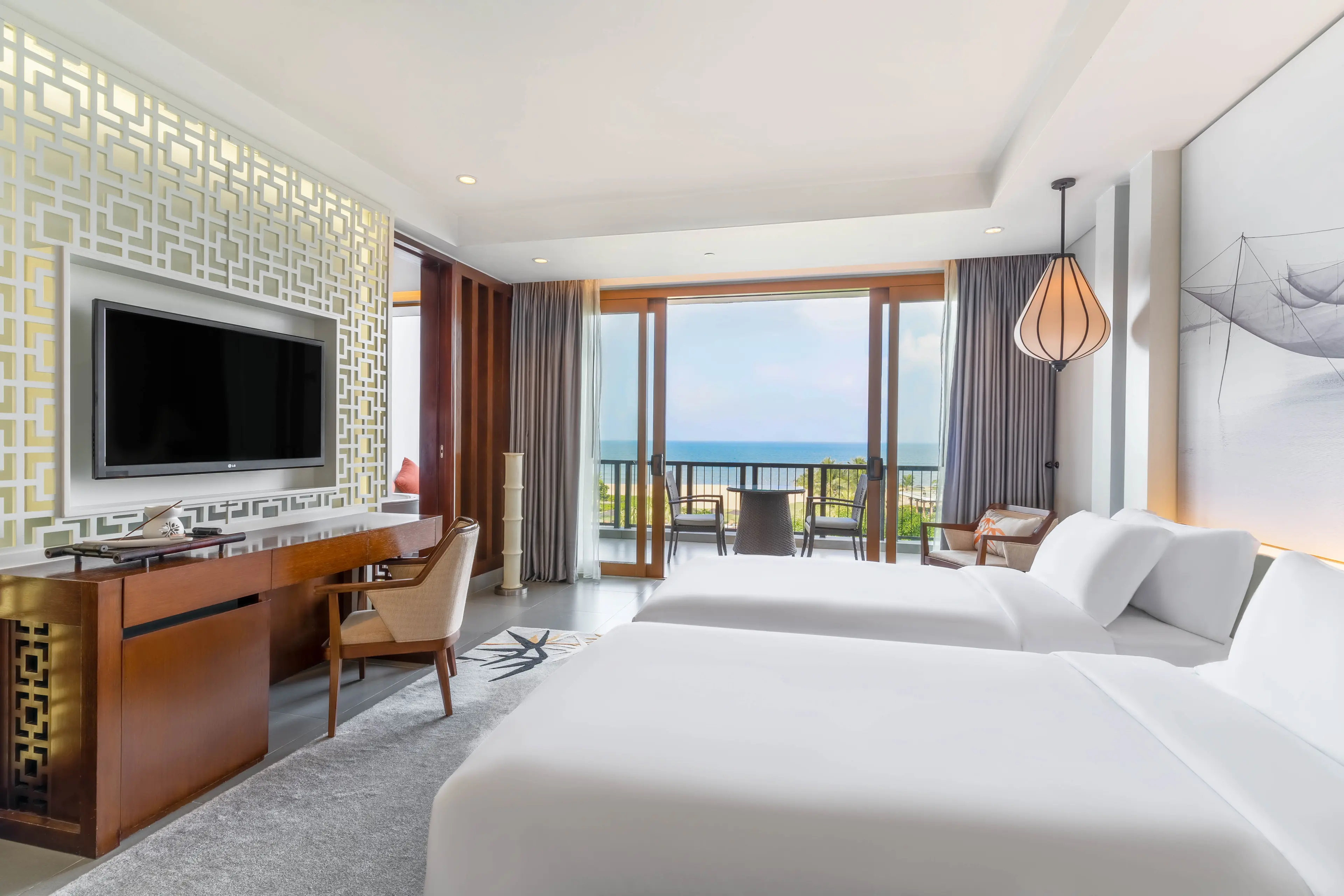 Seaview Balcony Grand Twin Bedroom