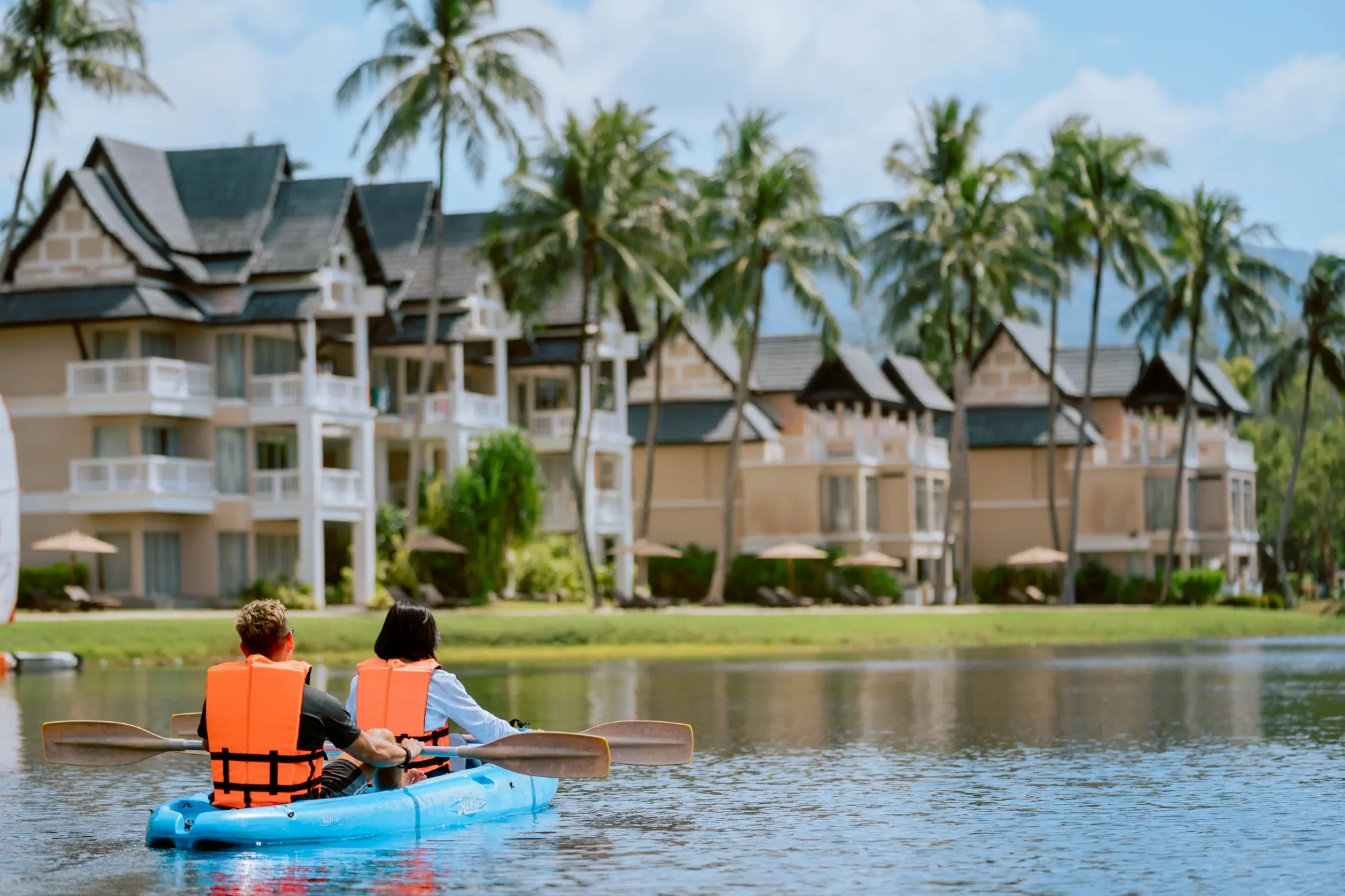 Kayaking on the Lagoon at the Angsana Laguna Phuket